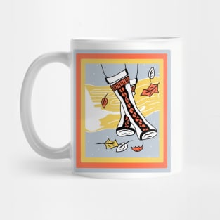 Cozy Socks In Autumn Sweater Weather Mug